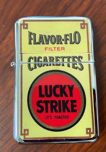 Lucky strike oil - oil, lighter